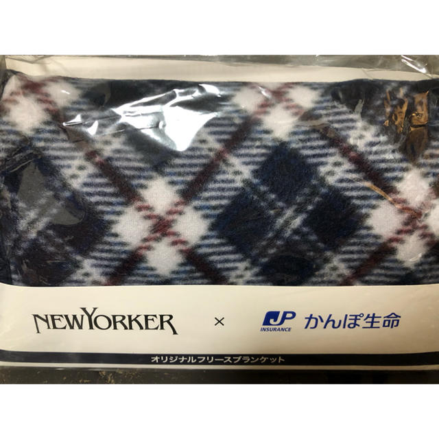 NEWYORKER(ニューヨーカー)のNEW YORKER  フリース ブランケット インテリア/住まい/日用品の寝具(毛布)の商品写真