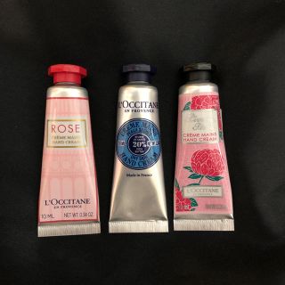 ロクシタン(L'OCCITANE)の新品・未使用！！ロクシタンハンドクリーム3点セット 送料込み(ハンドクリーム)