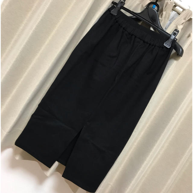 GU(ジーユー)のGU ロングスカート ブラック レディースのスカート(ロングスカート)の商品写真