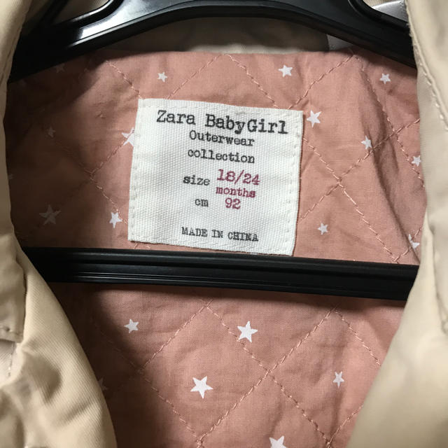 ZARA KIDS(ザラキッズ)のザラキッズ  トレンチコート キッズ/ベビー/マタニティのキッズ服女の子用(90cm~)(ジャケット/上着)の商品写真