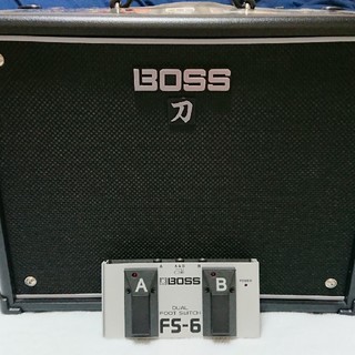 ボス(BOSS)のかっち様専用BOSS 刀50 フットスイッチ付(ギターアンプ)