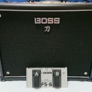 ボス(BOSS)のかっち様専用BOSS 刀50 フットスイッチ付(ギターアンプ)