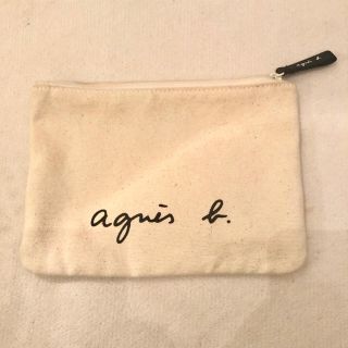 アニエスベー(agnes b.)の【美品】agnes  b. アニエスベー  Web限定 ロゴポーチ(ポーチ)