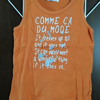 コムサデモード(COMME CA DU MODE)のCOMME CA DU MODE FILLE 100 タンクトップ(Tシャツ/カットソー)