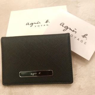 アニエスベー(agnes b.)のagnes  b. アニエスベー パスケース 定期入れ 保証書・箱付き  (名刺入れ/定期入れ)