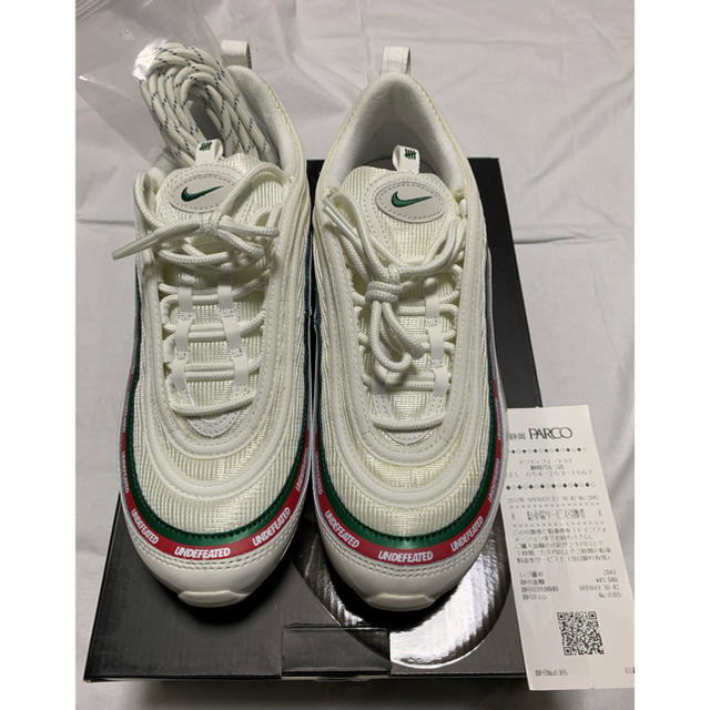 靴/シューズnike  air max 97 og undftd UNDEFEATED 新品