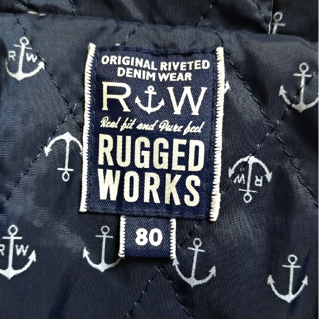 RUGGEDWORKS(ラゲッドワークス)の⭐送料無料⭐RUGGEDWORKS／モッズコート／80cm キッズ/ベビー/マタニティのベビー服(~85cm)(ジャケット/コート)の商品写真