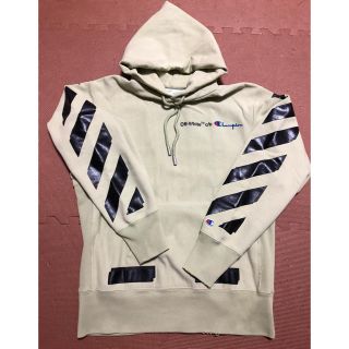 オフホワイト(OFF-WHITE)のオフホワイト×champion(パーカー)