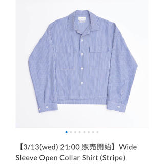 サンシー(SUNSEA)の完売品 ryo takashima オープンカラーシャツ(シャツ)