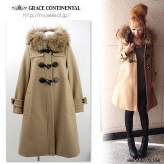 グレースコンチネンタル(GRACE CONTINENTAL)のゆみひなこ様専用！グレースコンチネンタル♡ファーダッフルコート♡カシミヤ混(ダッフルコート)