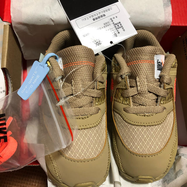 OFF-WHITE(オフホワイト)のNIKE×off-white  エアマックス90 ベビー メンズの靴/シューズ(スニーカー)の商品写真