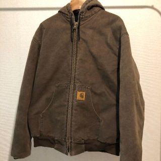 カーハート(carhartt)の90s カーハート　ＵＳＡ製　アクティブパーカー　ブラウンダック(パーカー)