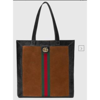 Gucci - 新品 GUCCI 国内未発売 オフィディアスエード ラージ トート