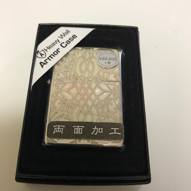 新品未使用品】ZIPPOシェルアラベスク SV/アーマー 両面加工 - タバコ ...