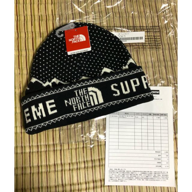 supreme THE NORTH FACE ビーニー帽子