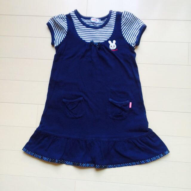 mikihouse(ミキハウス)のミキハウス 100 ワンピース キッズ/ベビー/マタニティのキッズ服女の子用(90cm~)(その他)の商品写真