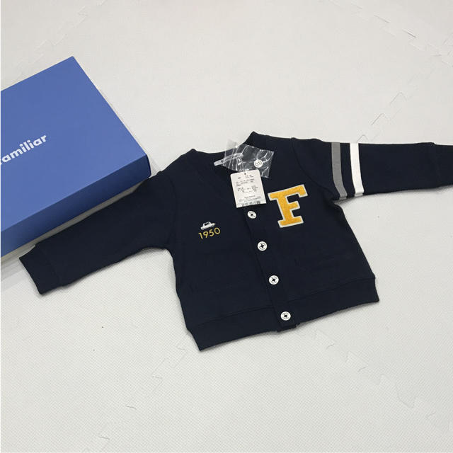 familiar(ファミリア)の新品未使用＊ファミリア＊カーディガン キッズ/ベビー/マタニティのキッズ服男の子用(90cm~)(カーディガン)の商品写真