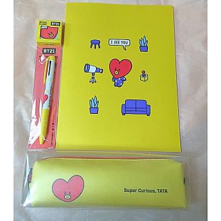 ボウダンショウネンダン(防弾少年団(BTS))のBT21 TATA 文房具セット(ノート/メモ帳/ふせん)