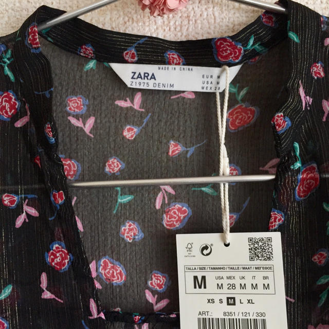 ZARA(ザラ)の新品タグ付 ZARA ブラウス  レディースのトップス(シャツ/ブラウス(長袖/七分))の商品写真