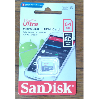 【新品未開封】サンディスク microSDカード 64GB(その他)