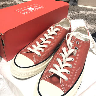 コンバース(CONVERSE)のCT70 テラコッタレッド us9(スニーカー)