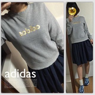 アディダス(adidas)の送込✨アディダスゴールドロゴトレーナー(トレーナー/スウェット)