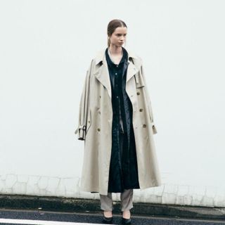 サンシー(SUNSEA)の19ss LAY OVERSIZED TRENCH COAT(トレンチコート)