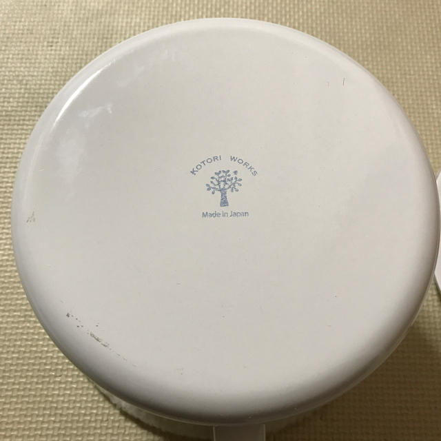 コトリワークス ホーローおまる（ペットシートできれいに使える！） キッズ/ベビー/マタニティのおむつ/トイレ用品(ベビーおまる)の商品写真