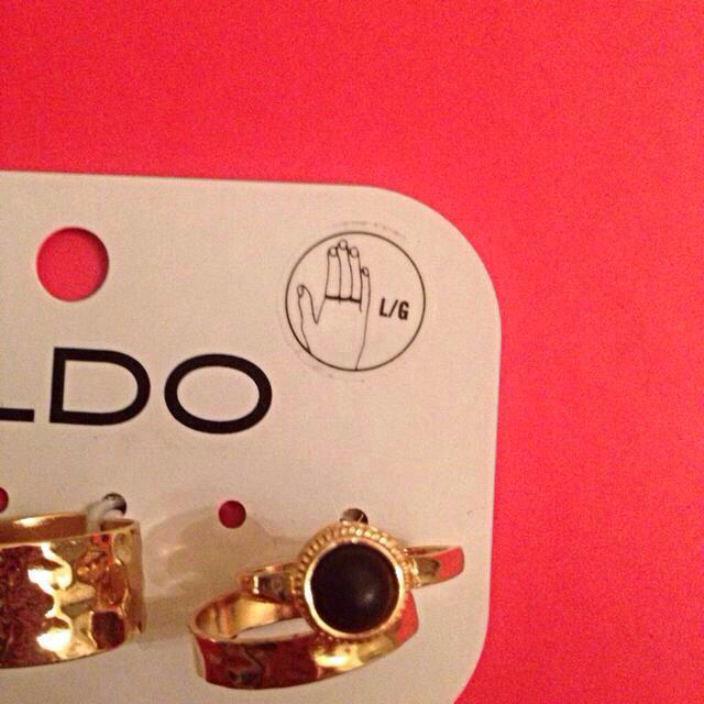 ALDO(アルド)のALDO☆おしゃれリング レディースのアクセサリー(リング(指輪))の商品写真