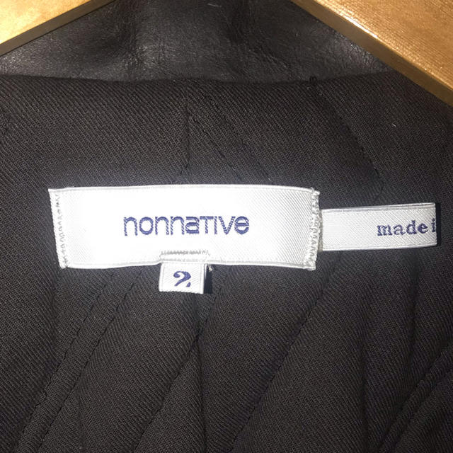 nonnative(ノンネイティブ)のノンネイティブ  レザーコート メンズのジャケット/アウター(ピーコート)の商品写真