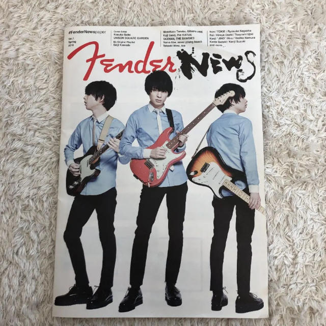 Fender(フェンダー)のFender News 斎藤宏介 エンタメ/ホビーの雑誌(アート/エンタメ/ホビー)の商品写真