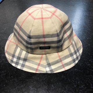 バーバリー(BURBERRY)のバーバリー リバーシブル帽子 シミ有り(帽子)