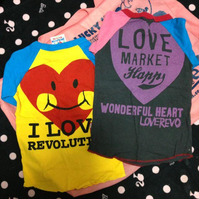 LOVE REVOLUTION(ラブレボリューション)のラブレボ七分Ｔセット レディースのトップス(Tシャツ(長袖/七分))の商品写真