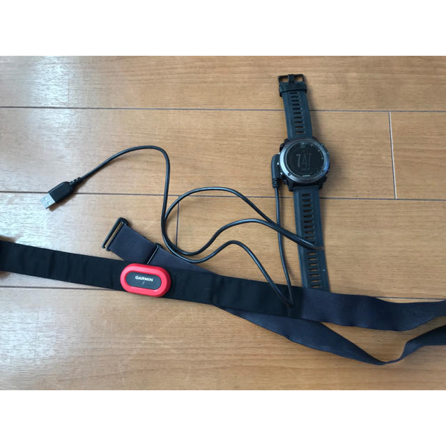 スポーツ/アウトドアGARMIN fenix 3 sapphire HR＆心拍数モニターバンド