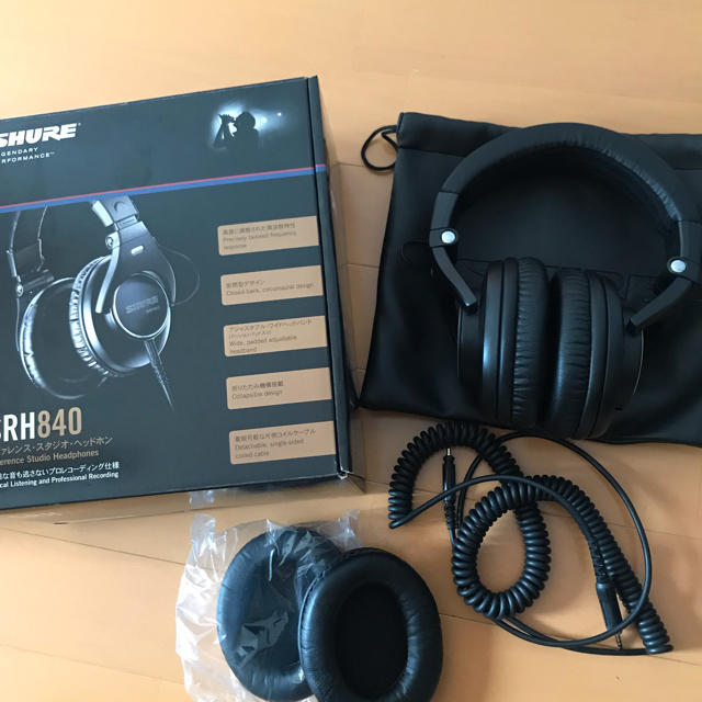 srh840 shure ヘッドホン