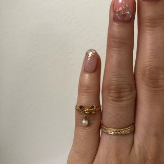 ジュエリーツツミ(JEWELRY TSUTSUMI)の【ゆりゆり様】 ピンキーリング PG リボン 0号(リング(指輪))