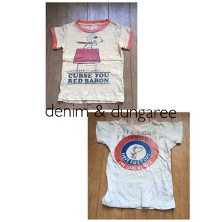 デニムダンガリー(DENIM DUNGAREE)のこゆさま専用❤︎週末限定❤︎denim & dungaree フライングエース(Tシャツ/カットソー)