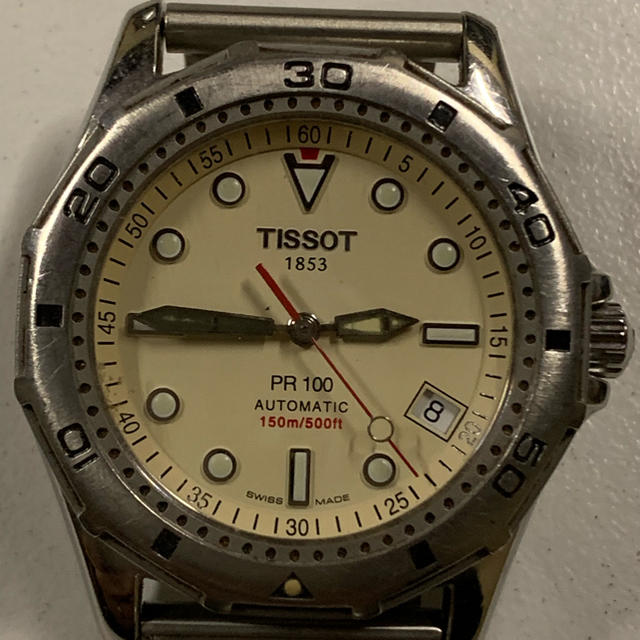 TISSOT(ティソ)のTISSOT ティソ PR100 150mm 自動巻 ダイバーウォッチ 稼動品 メンズの時計(腕時計(アナログ))の商品写真