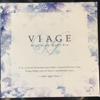 viage ナイトブラ Lサイズ ライトブルー(ブラ)