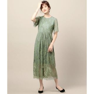 ビューティアンドユースユナイテッドアローズ(BEAUTY&YOUTH UNITED ARROWS)の●専用●BY DRESS レースマキシドレス(ロングドレス)