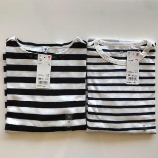 ユニクロ(UNIQLO)のユニクロ ボーダー五分袖&長袖(Tシャツ/カットソー)