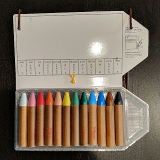 kitpas クレヨン  Large 12COLORS 【未使用】 (クレヨン/パステル)