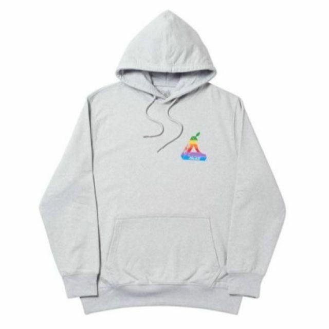 PALACE JOBSWORTH HOOD Lsize GREY MARL