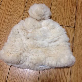 ローズバッドカップルズ(ROSE BUD)のROSEBUDラビットファー帽子お子様に(その他)