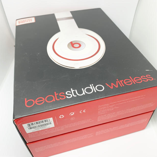 Beats by Dr Dre(ビーツバイドクタードレ)のbeats studio wireless ホワイト スマホ/家電/カメラのオーディオ機器(ヘッドフォン/イヤフォン)の商品写真