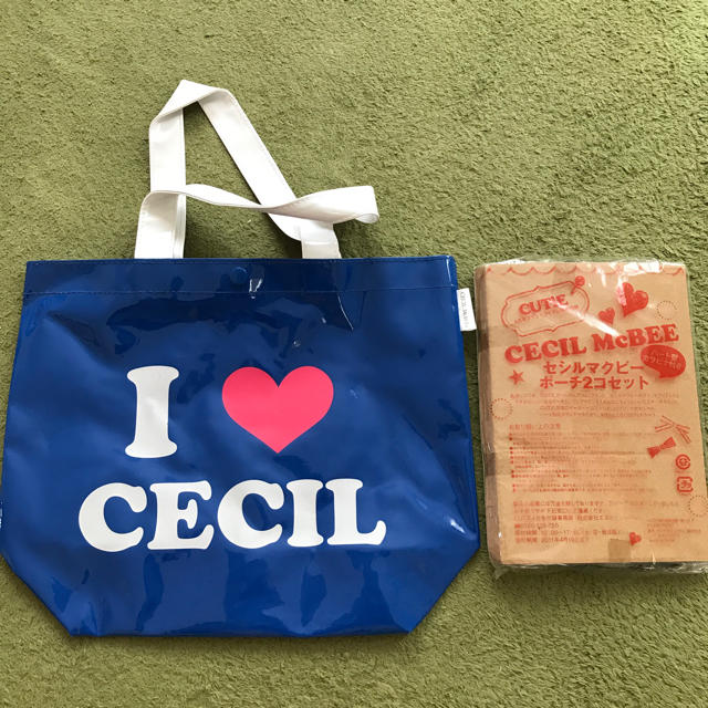 CECIL McBEE(セシルマクビー)のセシルマクビー 付録 トートバッグ ポーチ  レディースのバッグ(トートバッグ)の商品写真