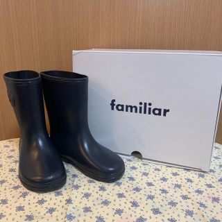 ファミリア(familiar)の未使用品 familiar 16cm レインブーツ お受験(長靴/レインシューズ)