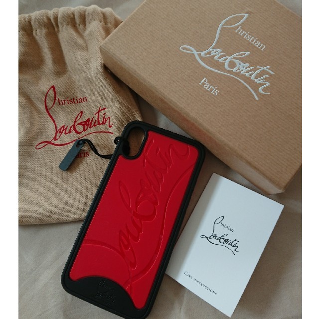 Christian Louboutin(クリスチャンルブタン)の正規品 クリスチャンルブタン iphoneX専用 ラバーケース スマホ/家電/カメラのスマホアクセサリー(iPhoneケース)の商品写真