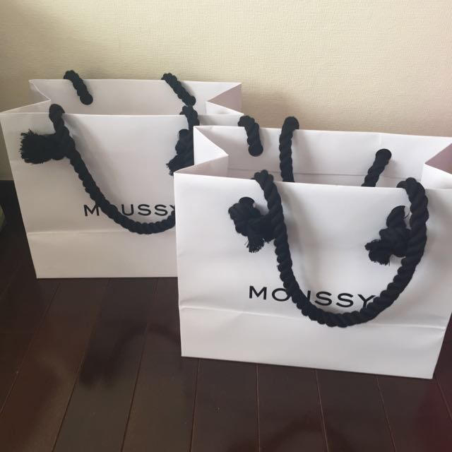 moussy(マウジー)のショップ袋2枚セット レディースのバッグ(ショップ袋)の商品写真