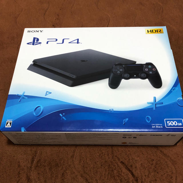 新品 PlayStation 4 ジェット・ブラック 500GB 即日〜翌日発送 - 家庭